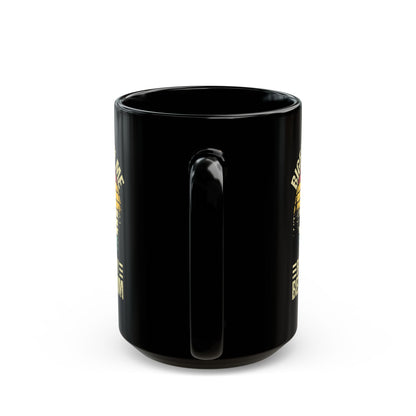 Bigfoot Saw Me But Nobody Believes Him Black Mug (11oz, 15oz)