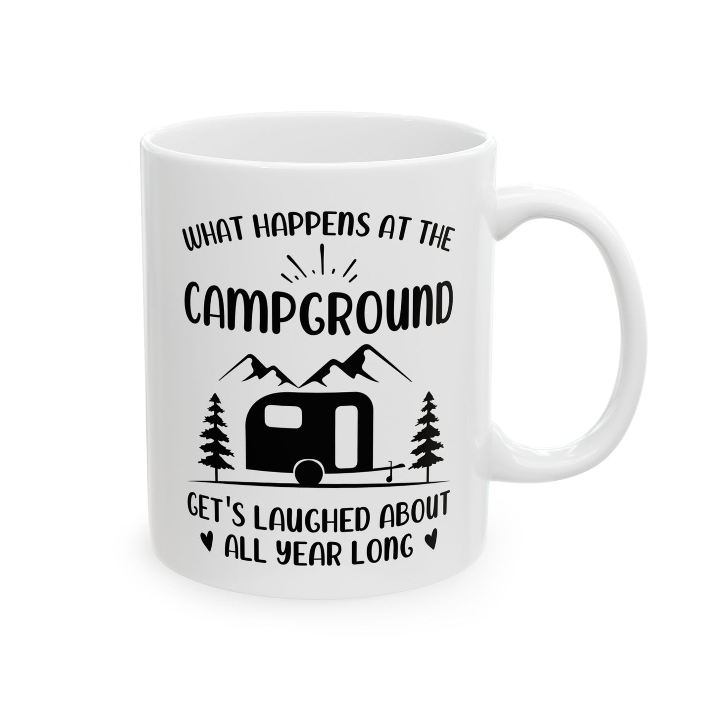 Rustic Camping Adventure Ceramic Mug, (11oz, 15oz)