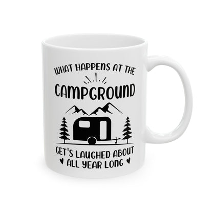 Rustic Camping Adventure Ceramic Mug, (11oz, 15oz)