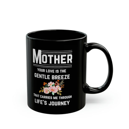 Black Ceramic Mug – Meaningful Gift for Mom