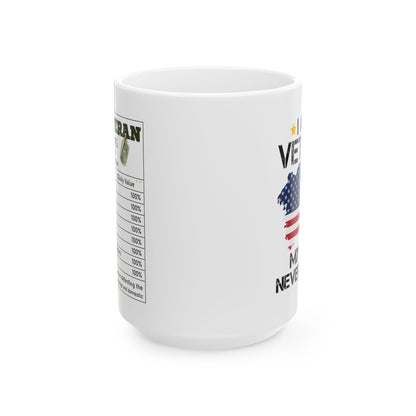 I am Veteran  Mug, (11oz, 15oz)