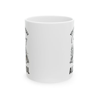 Campfire and Whiskey  Ceramic Mug, (11oz, 15oz)