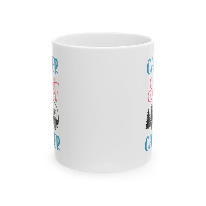 Retro Camper Mug Design Ceramic Mug, (11oz, 15oz)