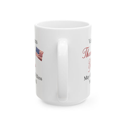Thank you  Mug, (11oz, 15oz)