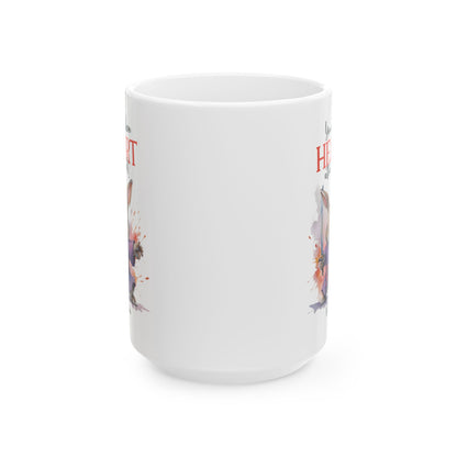 Heart Attack Bunny Mug – Personalized Funny Gift with Name