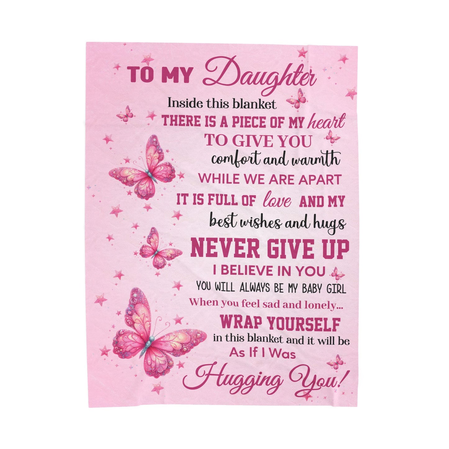 To My Daughter Blanket