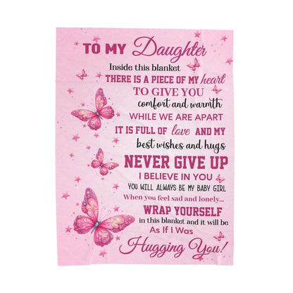 To My Daughter Blanket