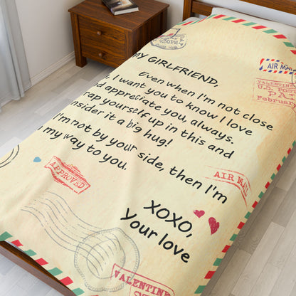 To My Girlfriend Blanket