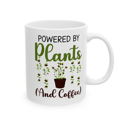 Funny White Coffee Cup for Gardeners & Plant Lovers – Cute Gift Idea for Coffee & Nature Fans