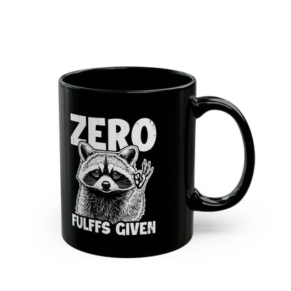 Zero Fulffs given Black Mug (11oz, 15oz)