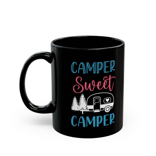 Retro Camper Mug Design Ceramic Mug, (11oz, 15oz)
