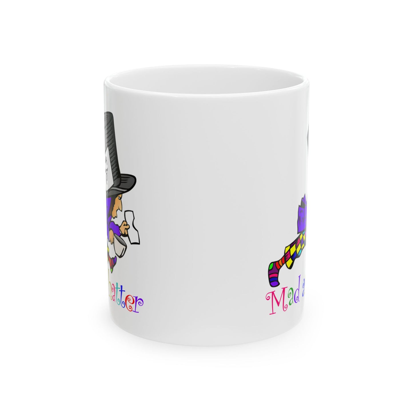 Mad As A Hatter White Mug, (11oz, 15oz)