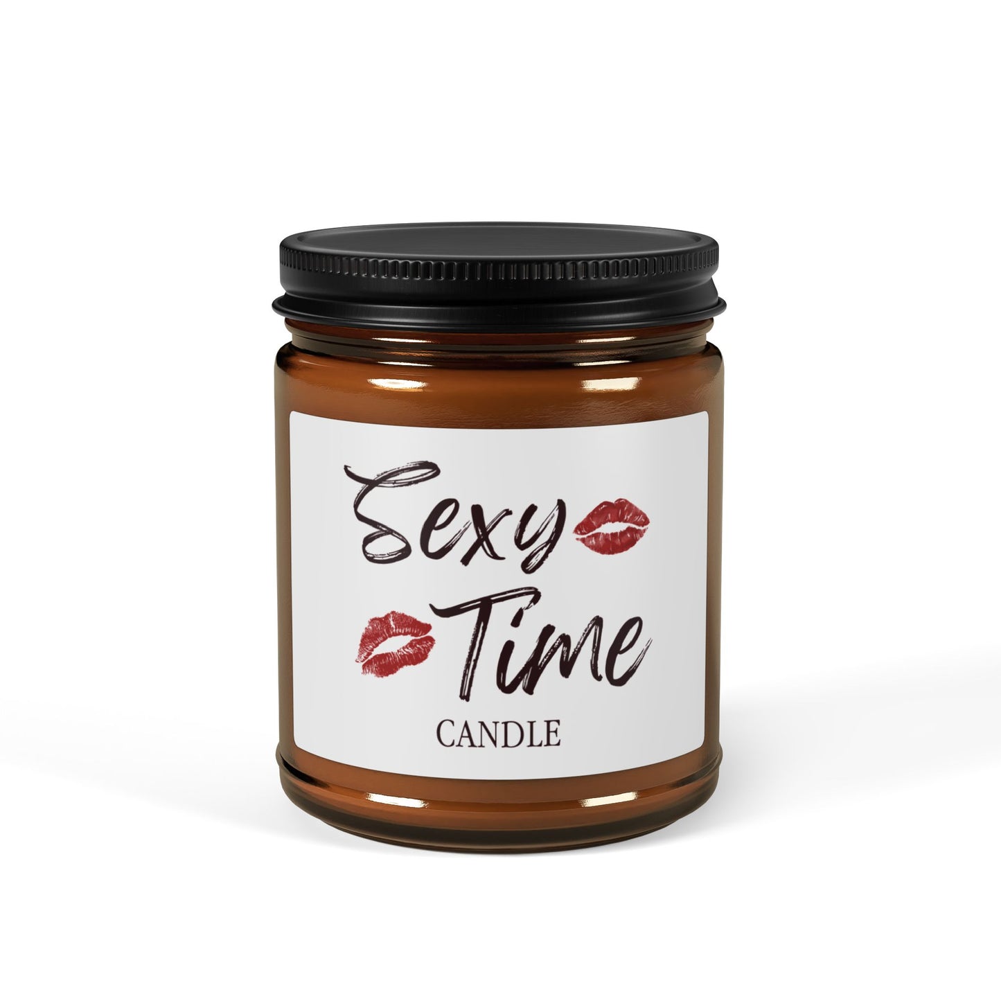 SExy time Scented Soy Candle (Multi-Size, Amber Jar)