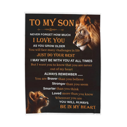 To My Son Blanket