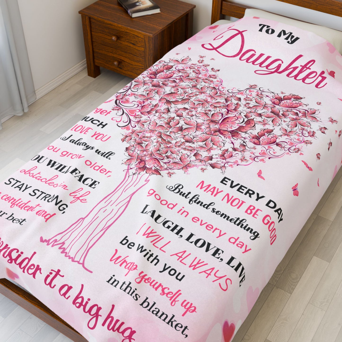 To My Daughter Blanket