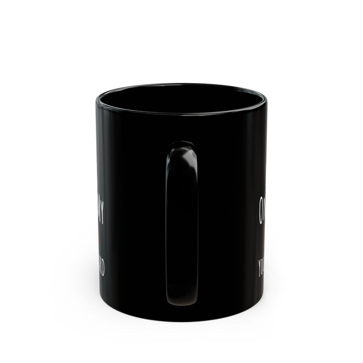 Congrates On Being My Husband You Lucky Bastard Black Mug (11oz, 15oz)