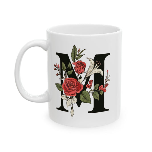 M white Mug, (11oz, 15oz)