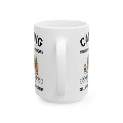 Chibi Camping Fun  Ceramic Mug, (11oz, 15oz)