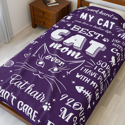 Best Cat Mom Ever Blanket