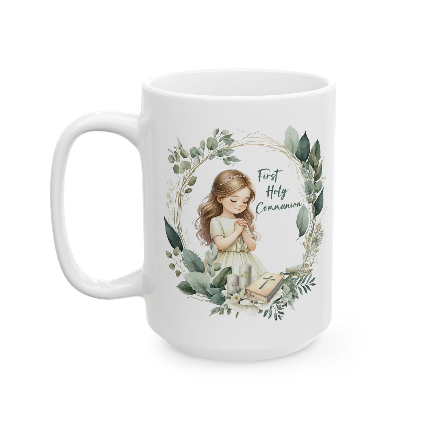 First Holy Communion day Ceramic Mug, (11oz, 15oz)
