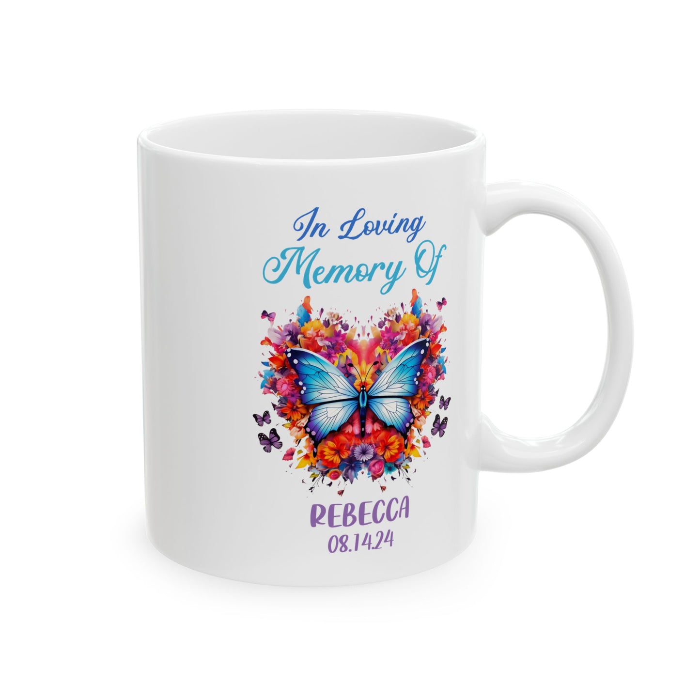 In Loving Memory Of Rebecca White Mug, (11oz, 15oz)