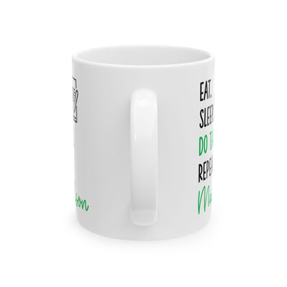 Eat Sleep Do Taxes Repeat Mug – Custom Tax Preparer Gift