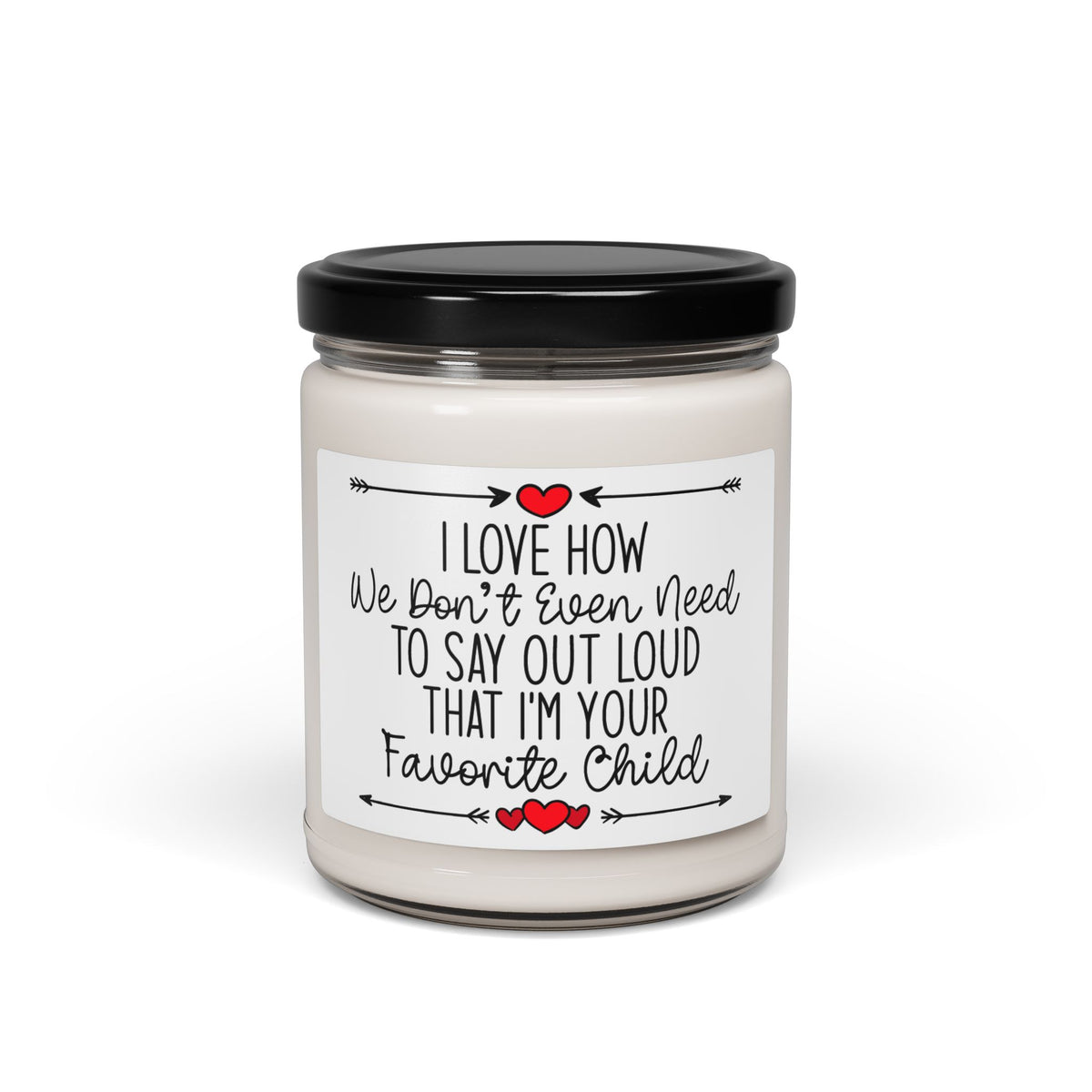 Funny Favorite Child Candle – Scented Soy Candle Gift for Mom or Dad