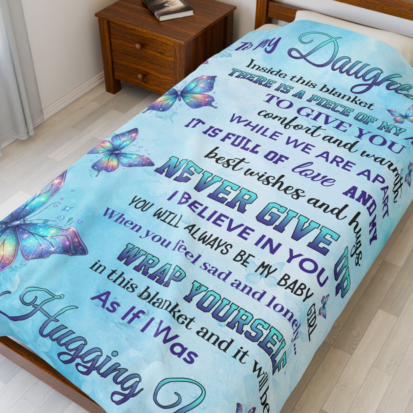 To My Daughter Blanket