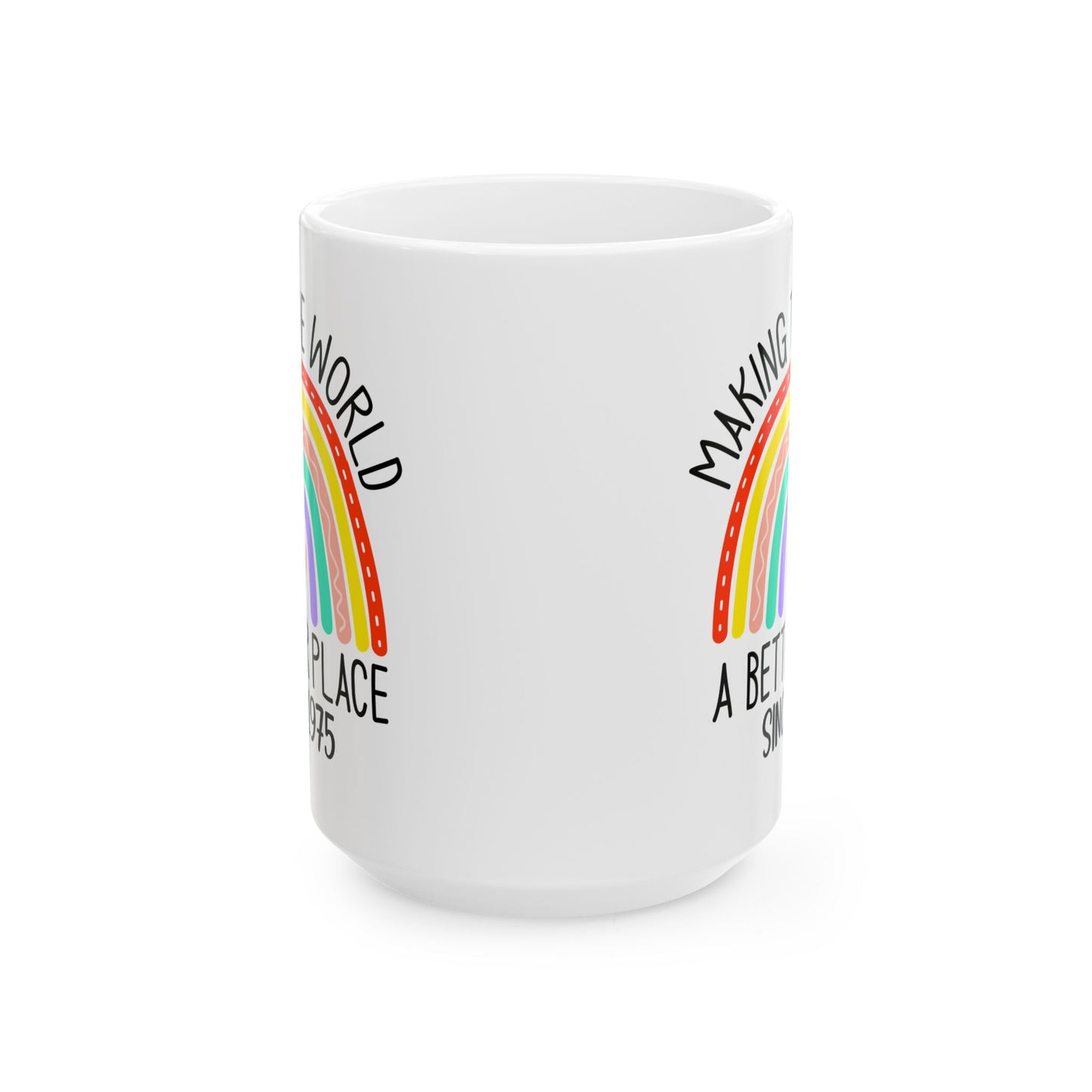 making the world 1975 Ceramic Mug, (11oz, 15oz)