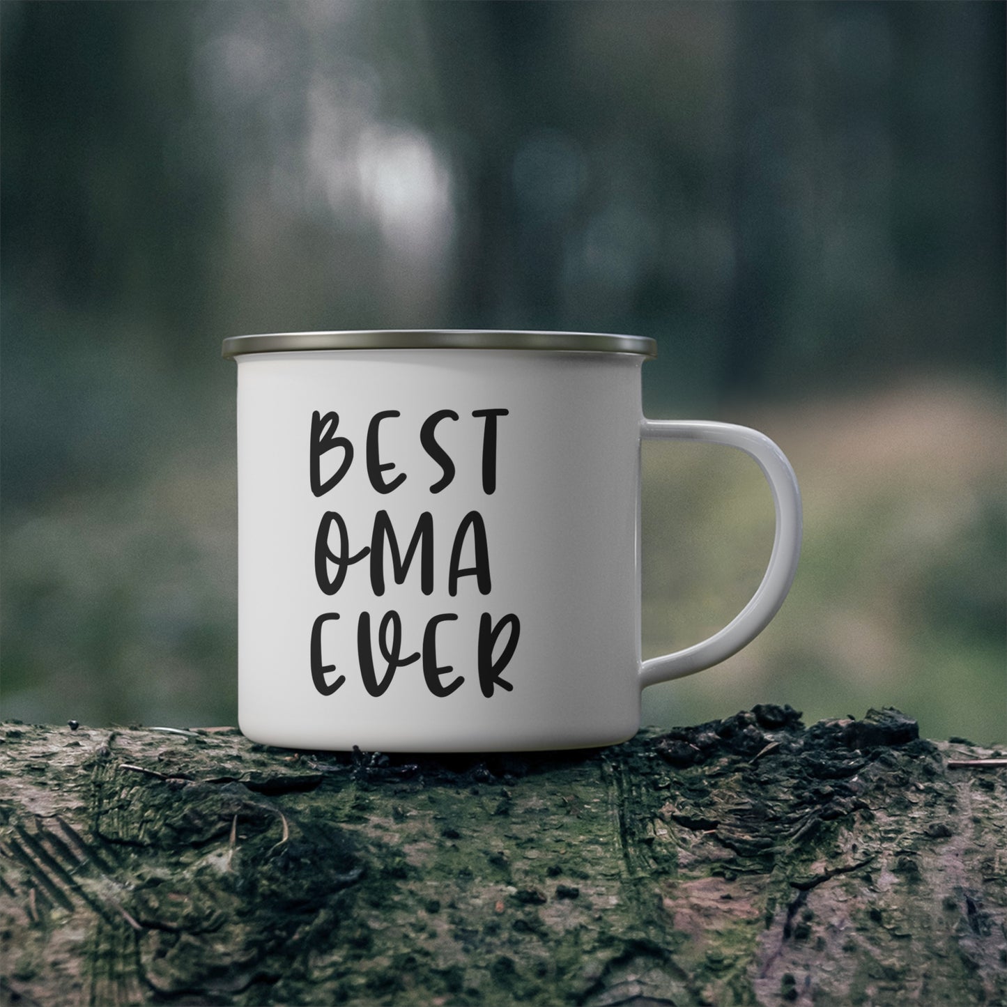 Best OMA ever  Enamel Camping Mug