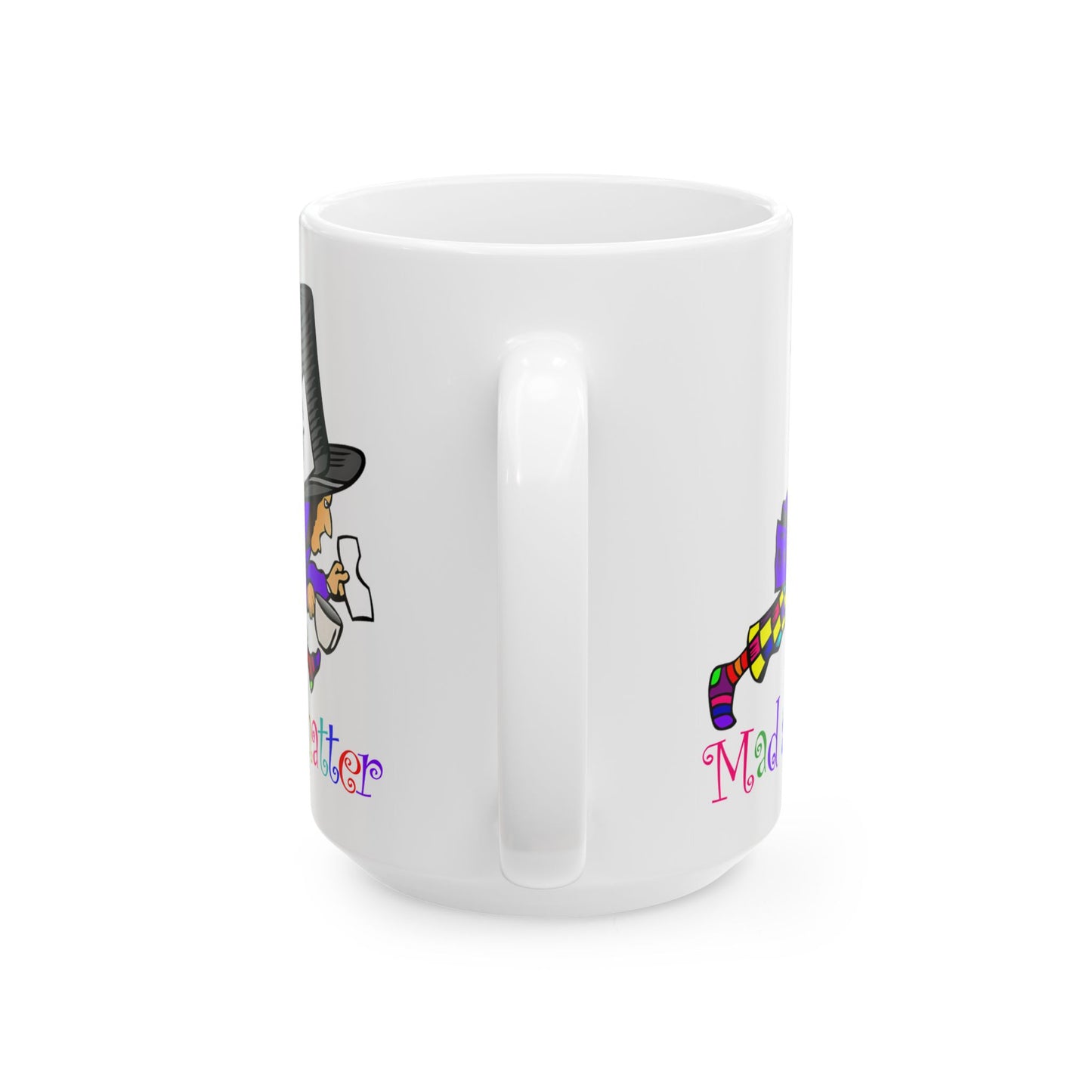 Mad As A Hatter White Mug, (11oz, 15oz)