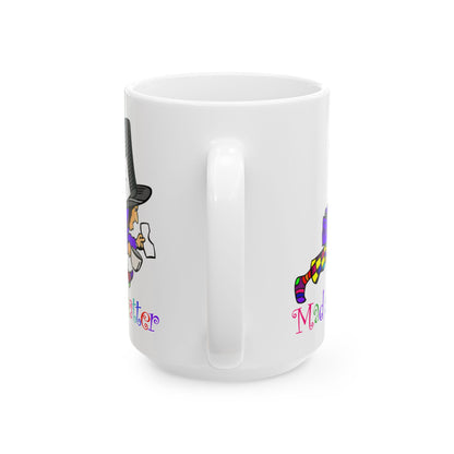 Mad As A Hatter White Mug, (11oz, 15oz)