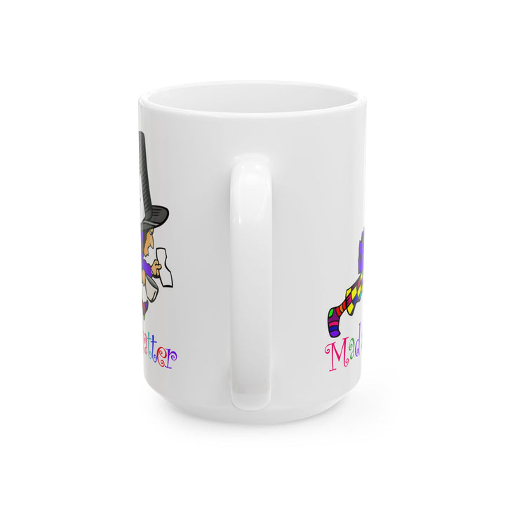 Mad As A Hatter White Mug, (11oz, 15oz)