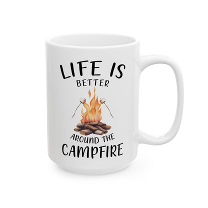 Campfire Fun  Ceramic Mug, (11oz, 15oz)