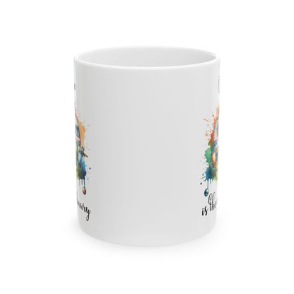 Online is the New Luxury Ceramic Mug, (11oz, 15oz)