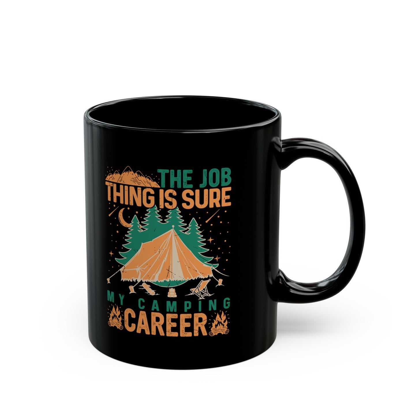 My Camping Career  Ceramic Mug, (11oz, 15oz)