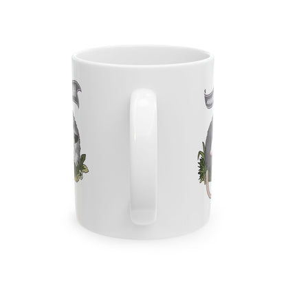 Posom coffee mug, white Mug, (11oz, 15oz)