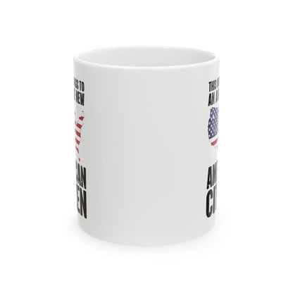 New American Citizen White Mug – Patriotic Gift for Naturalization USA