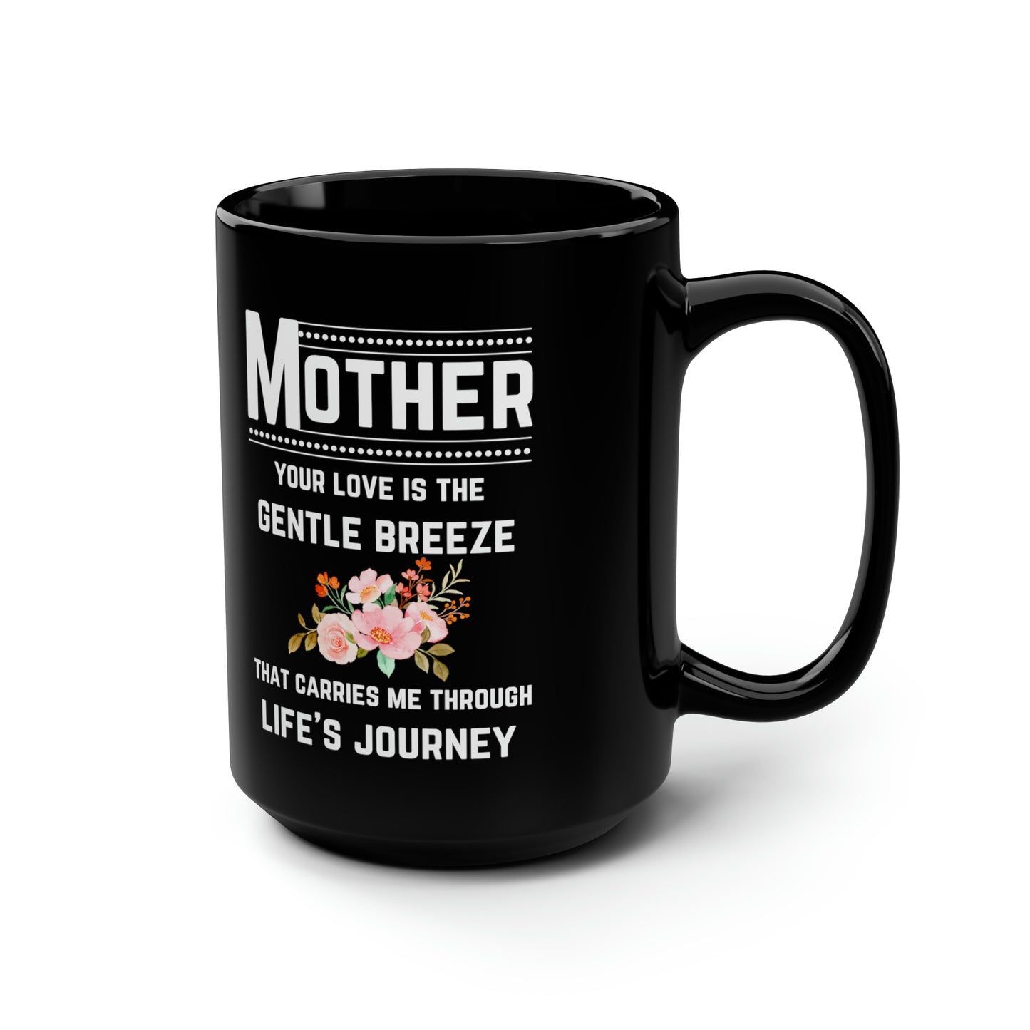 Black Ceramic Mug – Meaningful Gift for Mom