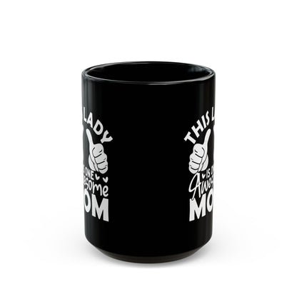 This lady  Black Mug (11oz, 15oz)