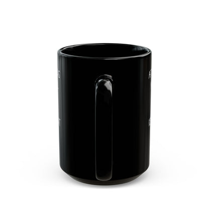 Funny 6 Month Anniversary Mug for Girlfriend – Black Coffee Cup – Sarcastic and Cute Gift for Her