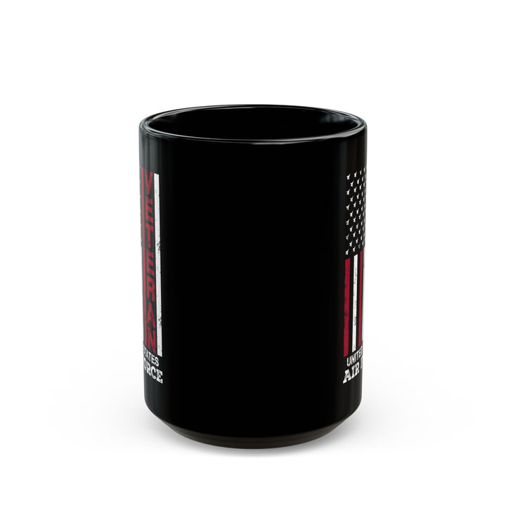 Air Force Veteran Mug – Patriotic USA Flag Coffee Cup for Military Gift