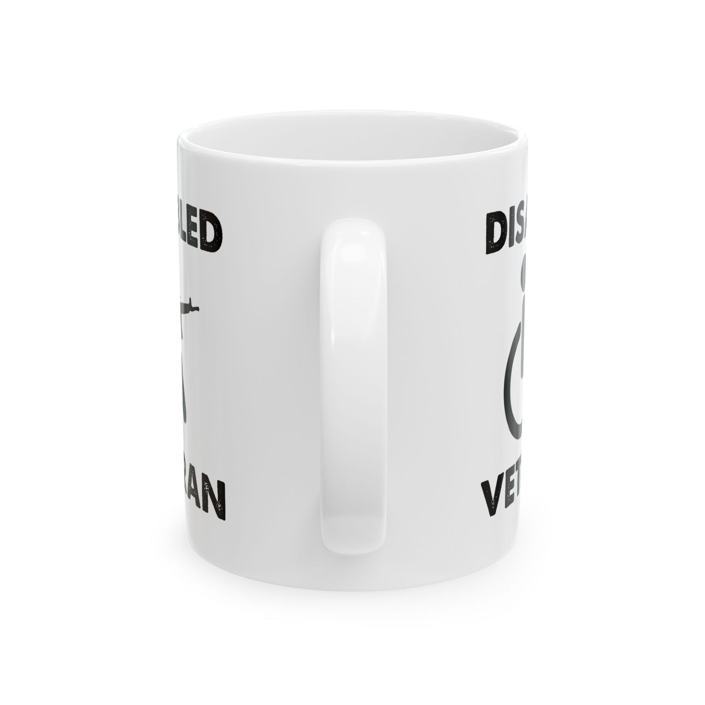 Bold Patriotic Gift for Military Heroes – Funny Wheelchair Rifle Design