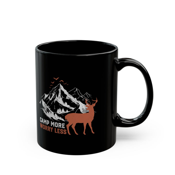 Camp More, Worry Less  Ceramic Mug, (11oz, 15oz)