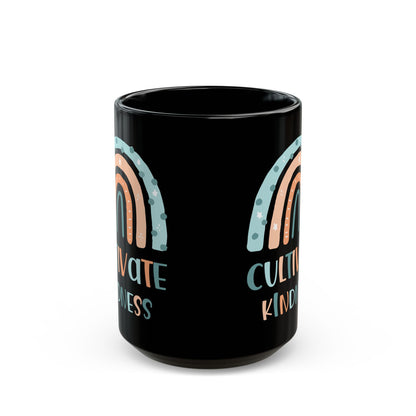 Cultivate Kindness Black Mug (11oz, 15oz)