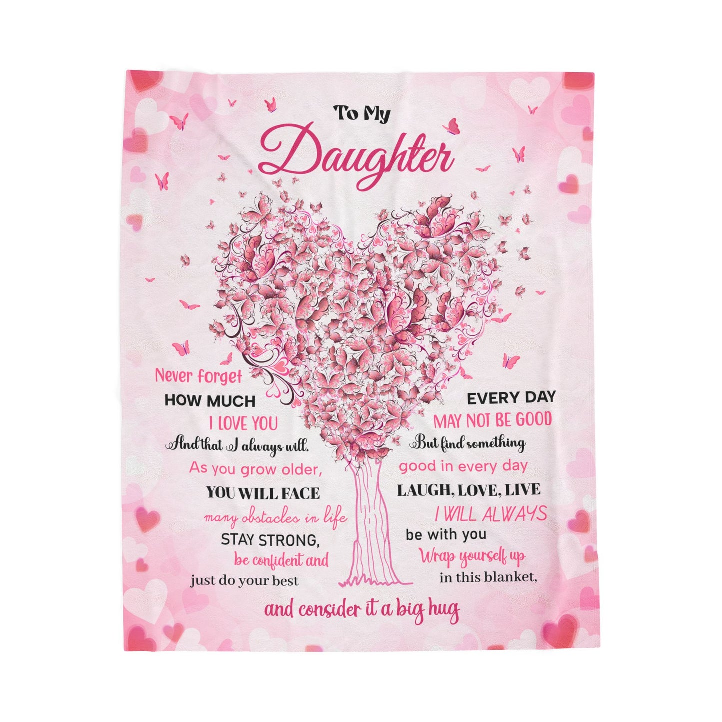 To My Daughter Blanket