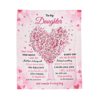 To My Daughter Blanket