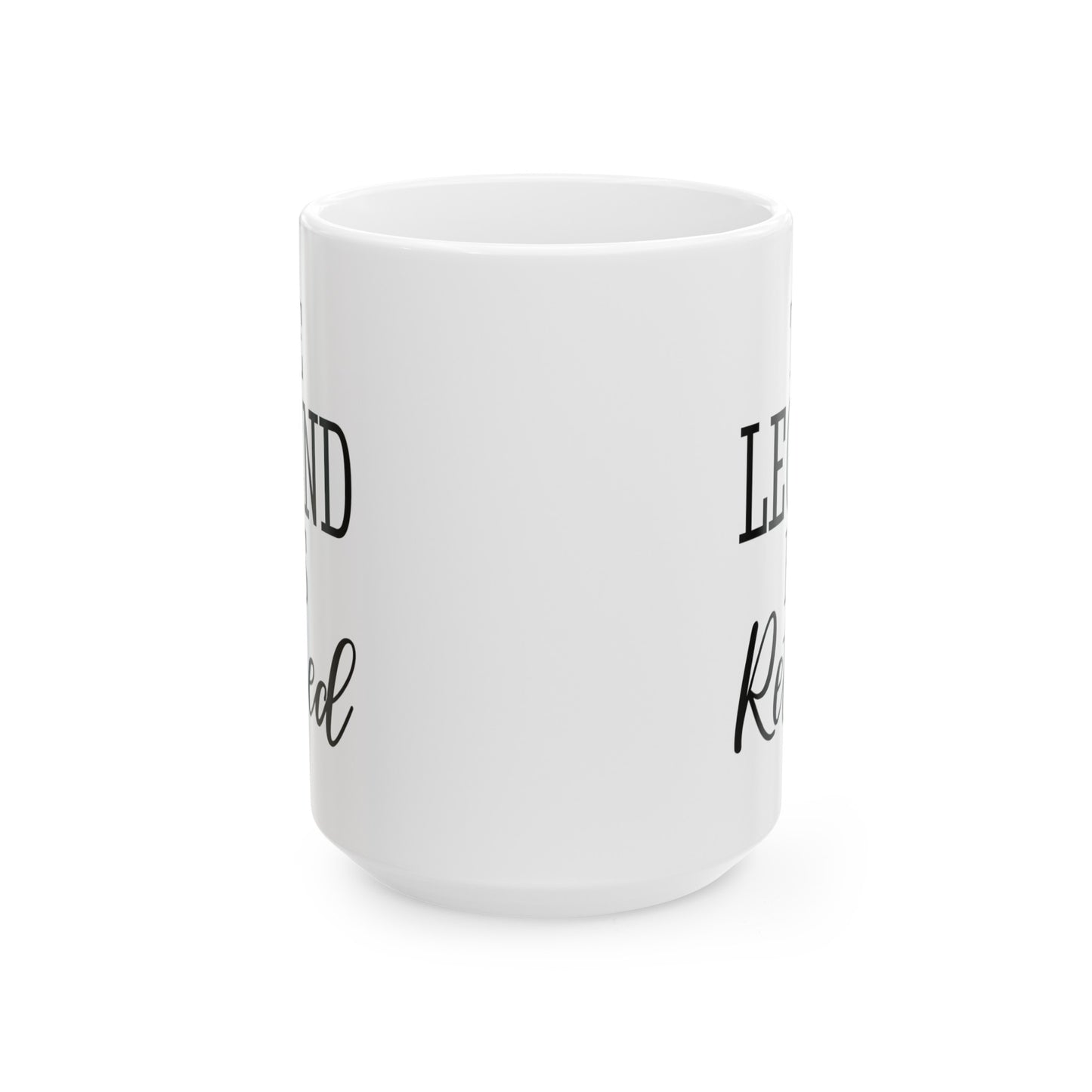 The Legend Has Retired White Mug – Ideal Gift for Retirees