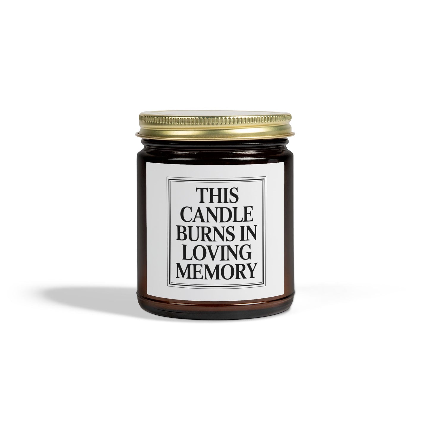 This Candle Burn In Loving Memories Scented Candles, Coconut Apricot Wax (4oz, 9oz)