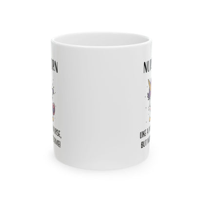 Funny Unicorn Nurse Mug – Cute Gift for Nurse, RN, LPN, Nursing Student